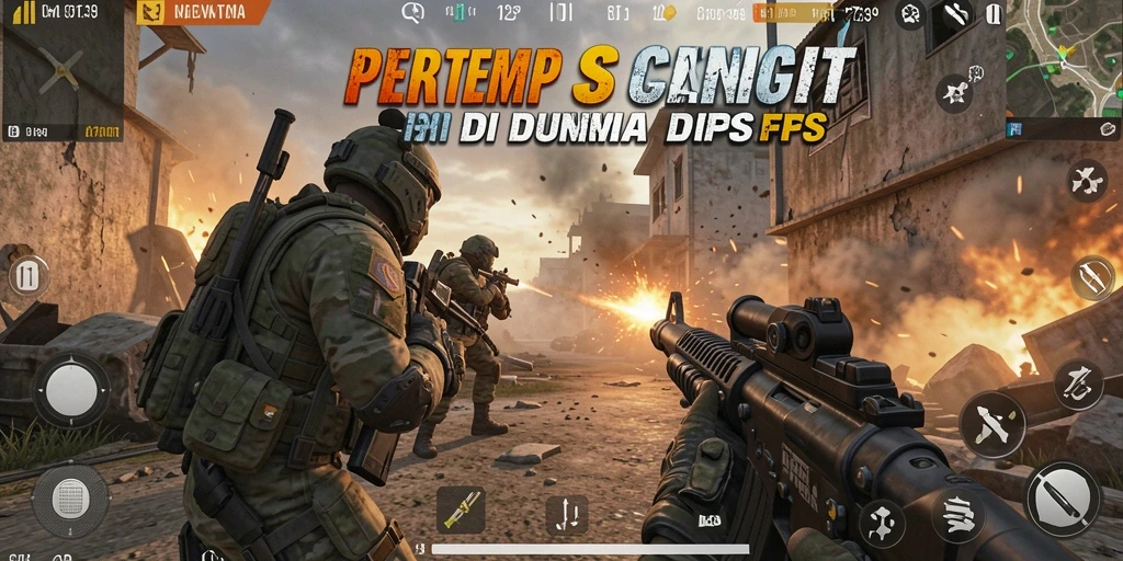 Gameplay mendebarkan di dalam game FPS 2739.