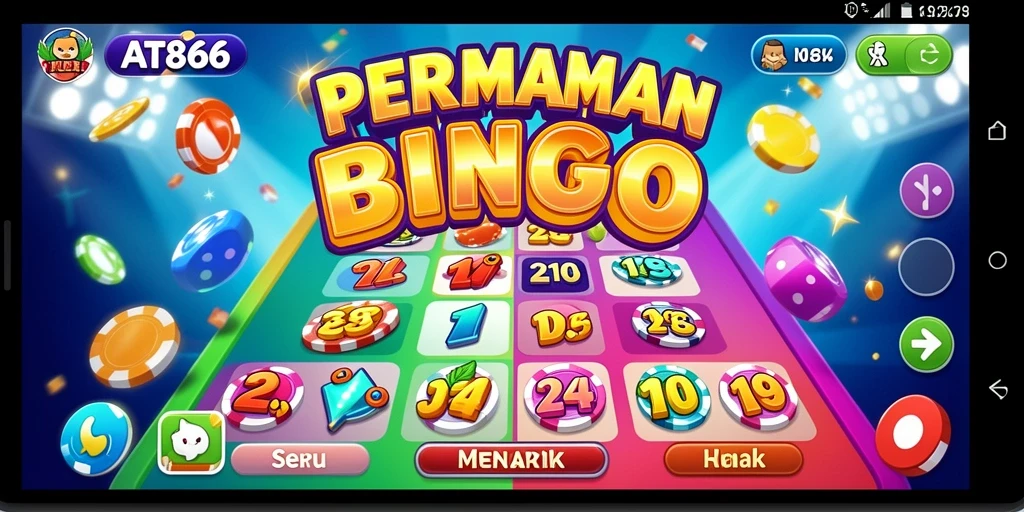 Tampilan screenshot AT866 dengan gameplay menarik Bingo.