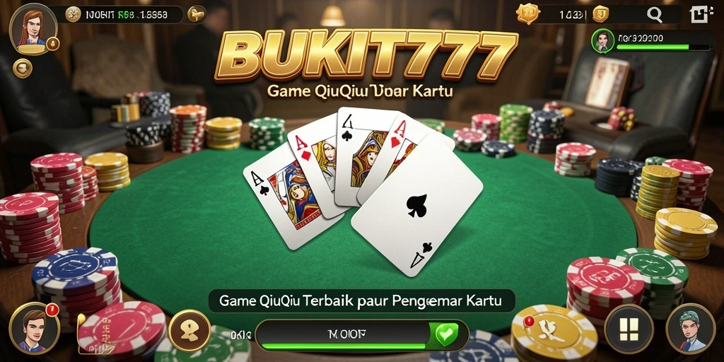 Tampilan permainan QiuQiu yang menegangkan di BUKIT777.