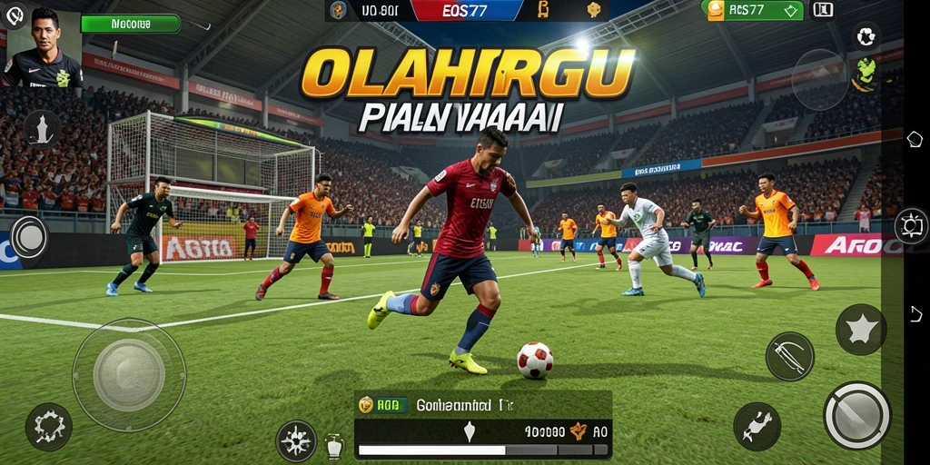 Gameplay menarik dari EOS77 yang menampilkan aksi olahraga kompetitif.