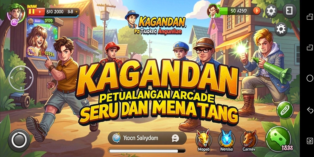 Screenshot gameplay KAGANDAN yang menarik dan penuh warna.