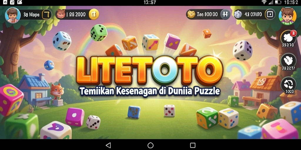 Tampilan gameplay LITETOTO yang menantang dan interaktif.
