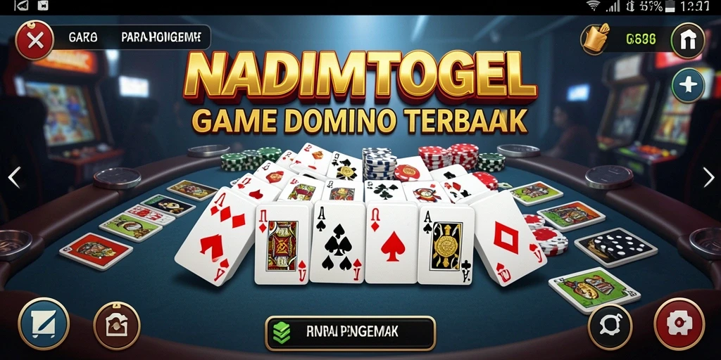 Screenshot dari gameplay seru dalam permainan Domino NADIMTOGEL.