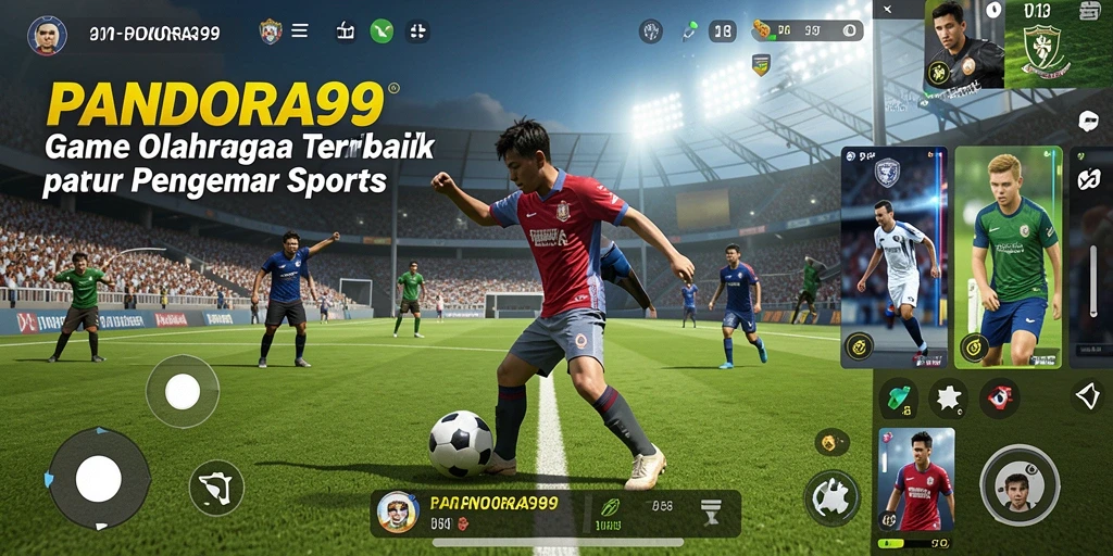 Tangkapan layar game PANDORA99 menampilkan aksi seru olahraga.