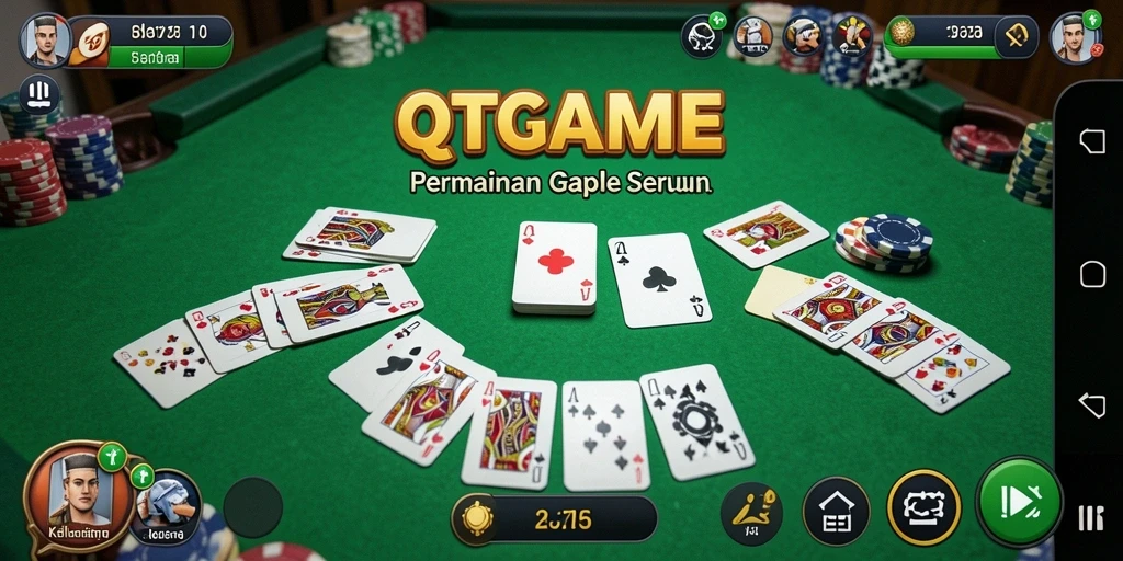 Tampilan gameplay QTGAME yang seru dan interaktif.