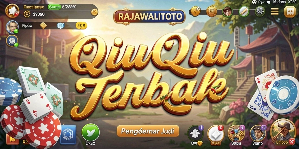 Tampilan gameplay seru di RAJAWALITOTO dengan suasana QiuQiu.
