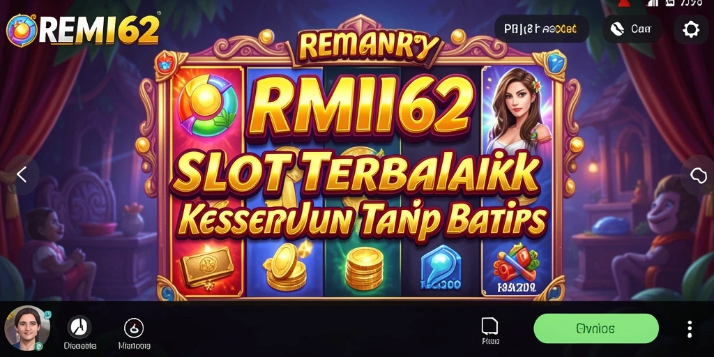 Gameplay slot menarik dan penuh warna dari REMI62.