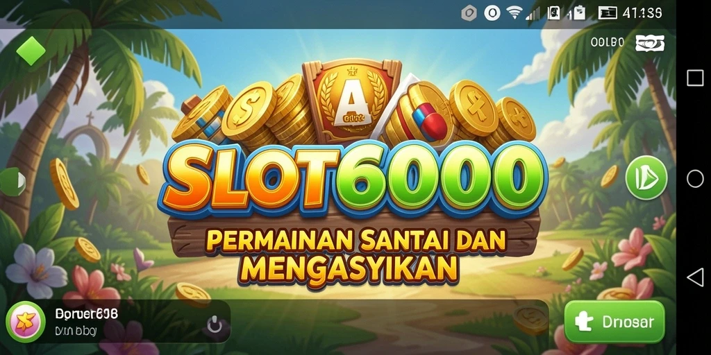 Tampilan gameplay SLOT6000 yang menarik dan mengasyikkan.
