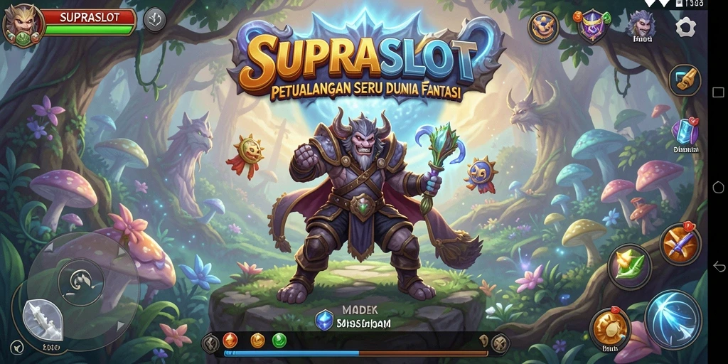 Tampilan gameplay SUPRASLOT yang menarik dan penuh aksi.