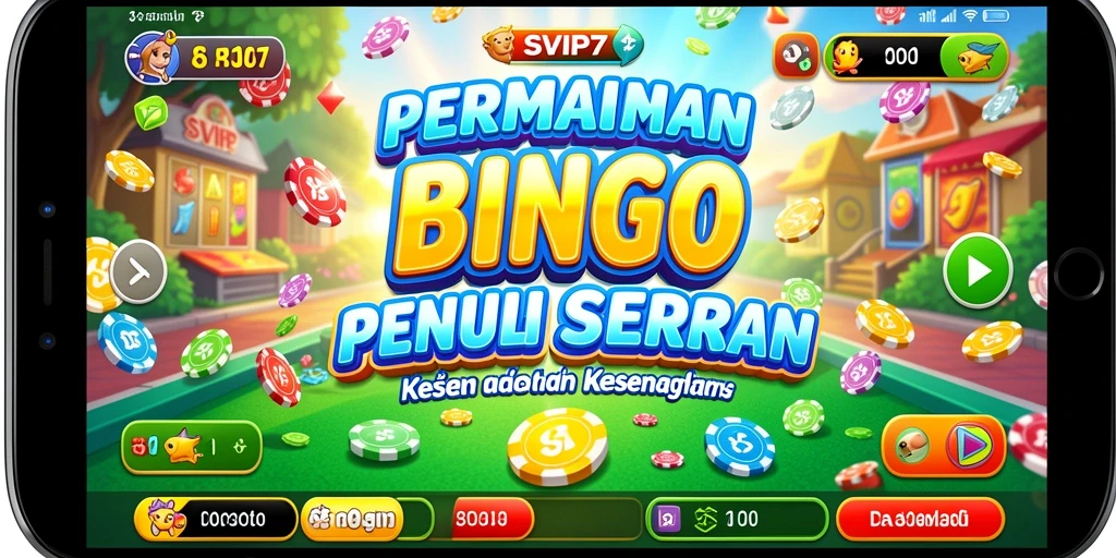 Tampilan gameplay Bingo yang seru dan menegangkan di SVIP7.