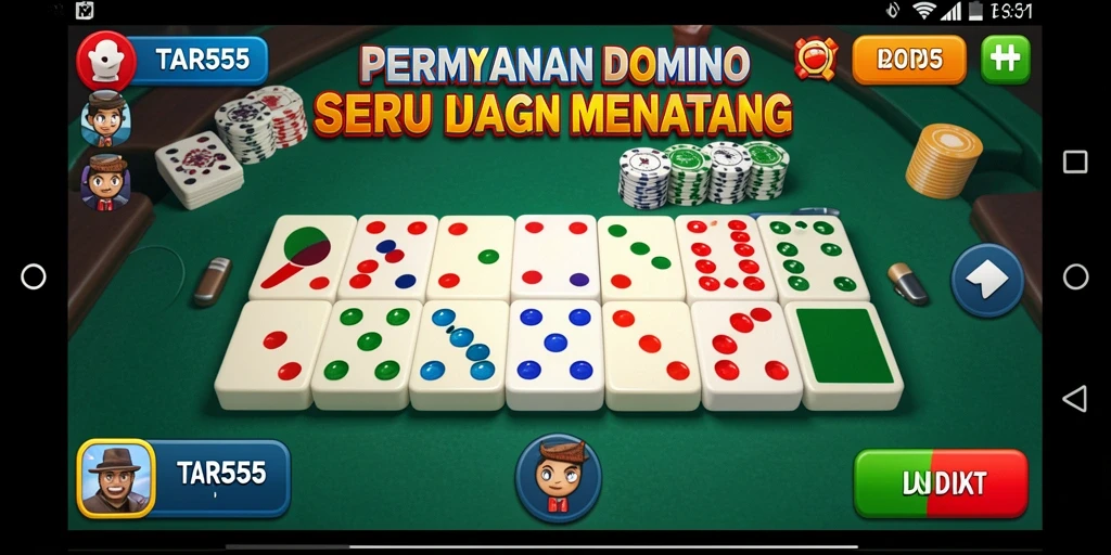 Tampilan menakjubkan gameplay TAR555 di dunia Domino.